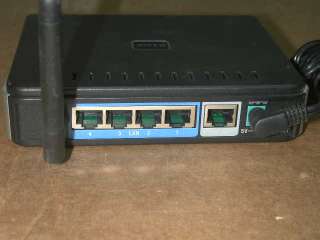 Link WBR 1310 4 Port 802.11g Wireless DSL Router 790069288678  
