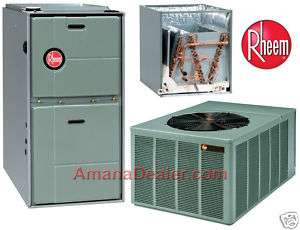   /Ruud 75K 95% 2 Stage Furnace & 2 1/2 ton central air system  