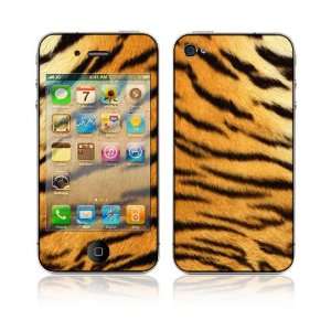  Apple iPhone 4G Decal Vinyl Skin   Tiger Skin Everything 