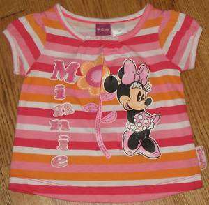   Pink Orange Baby Infant Girls T Shirt Size 3 Months Mos NEW  