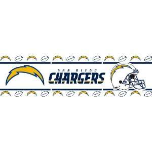  NFL SAN DIEGO CHARGERS LR WALL BORDER