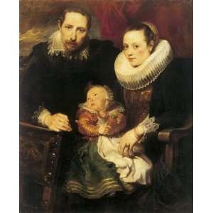  CANVAS Family Portrait 1621 by Anthony Van Dyck 16 X 20 