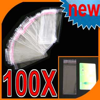1000X Plastic Bags Resealable Hang Sell 4 1/8x6 11/16  