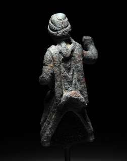 An extremely rare Ancient Greek bronze figure of a Persian warrior 