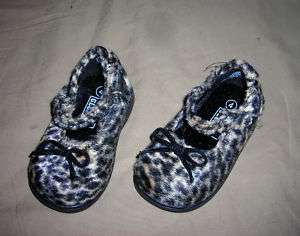 LEOPARD PRINT GIRLS SHOES by FADED GLORY SIZE 4  