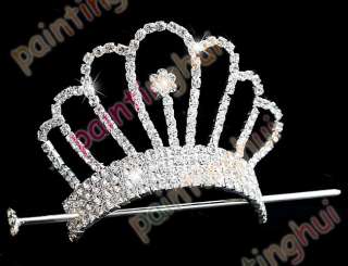 FREE Wedding/Bridal swarovski crystal veil tiara crown  