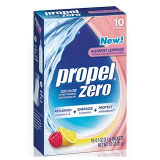 Propel Zero Raspberry Lemonade Water Beverage Powder Mix, 10 Packets 