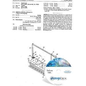  NEW Patent CD for TORTILLA FRYING APPARATUS Everything 