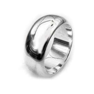 Solid Sterling Silver 8mm Wedding Band Ring Size 9.5(Size 5,6,7,8,9,10 