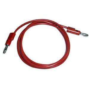   Pomona Stacking Banana Plug Patch Cord, Red, 36 OAL