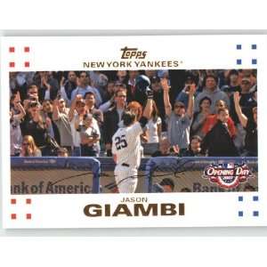  2007 Topps Opening Day #26 Jason Giambi   New York Yankees 