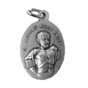 St. Dismas(the Good Thief on the Cross with Christ At Calvary Medal 