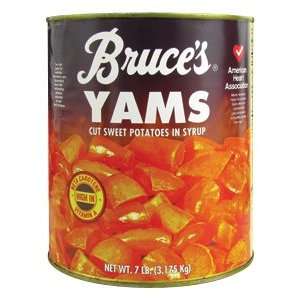 Bruces Cut Yams 6   #10 Cans / CS Grocery & Gourmet Food