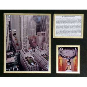 Rockefeller Center Famous Landmark Picture Plaque Unframed