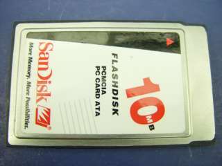 SanDisk 10MB Flash Disk PCMCIA PC Card ATA  