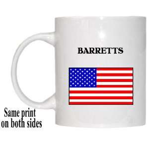  US Flag   Barretts, Georgia (GA) Mug 