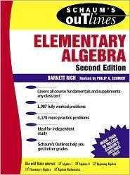   Algebra, (0070522626), Barnett Rich, Textbooks   