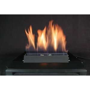   . Single Face Black finish Burner with On Off Control