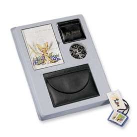 New Religious Deluxe Boy First Communion Set Gift  