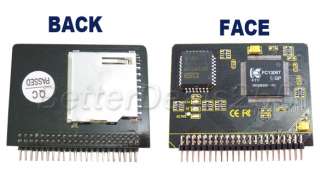 Secure Digital 44 Pin 2.5 IDE Male To SD Card Adapter  