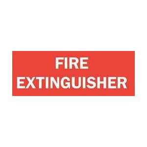 Sign,5x14,fire Extinguisher,fiberglass   BRADY  Industrial 