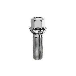   S17A21 Lug Bolt 17mm Hex M12x1.5x21 TL42.5 Ball Seat R12 Zinc. Pl. 12M