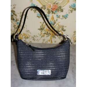  Genuine XOXO Black & Silver Satchel 