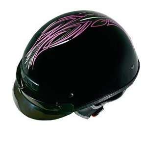  Vega XTS Pinstripe Helmet   Medium/Pink Pinstripe 