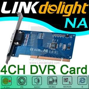   264 4CH DVR Card Real time 100/120FPS + Video / Audio Connection Cable
