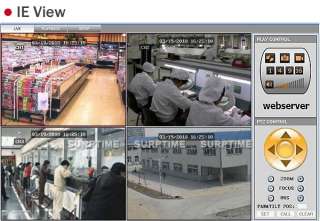 4CH H.264 120FPS Surveillance Network CCTV Security Digital DVR 