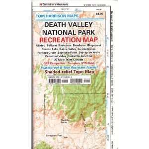  Death Valley National Park Recreation Map [Map] Tom 