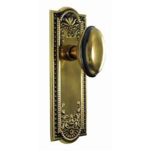  704330 Antique Brass Meadows Passage Knobset from the Meadows 