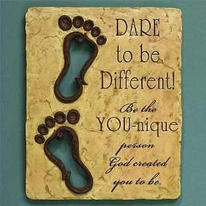  Dare to Be Different Plaque