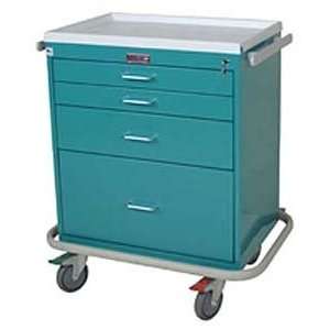   Short Four Drawer Workstation with Key Lock Standard Package 6350