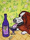 BRittany Wine Dog 11 oz animal dog art Mug coffee cup