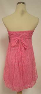 NWT WINDSOR $80 Pink Juniors Party Cocktail Dress 7  