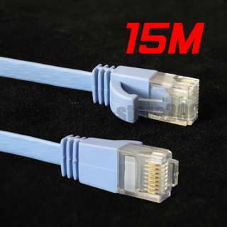 50ft 15M Cat 6 Patch Cable Ethernet Cat6 RJ45 #1331  