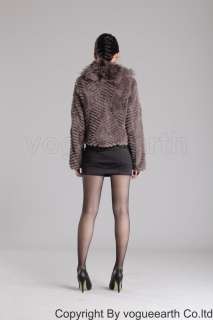 665 new real fox rabbit fur 4 color jacket/coat/ourwear  
