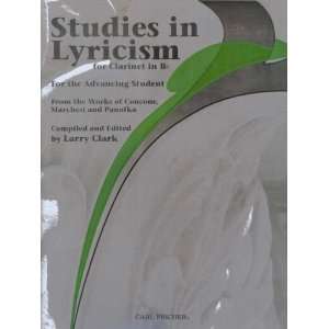  Studies In Lyricism For Clarinet In Bb (9780825859922 