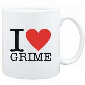  Mug White  I LOVE Grime  Music