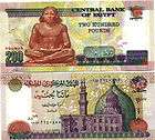 EGYPT Paper Money Banknotes 200 Pounds UNC 2008
