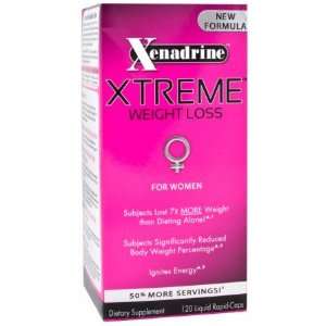  Xenadrine Xtreme Weight Loss for Women, Liquid Rapid Caps 