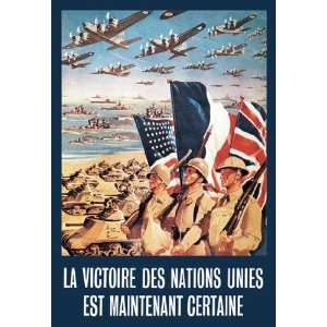  La Victoire des Nations Unies 12x18 Giclee on canvas