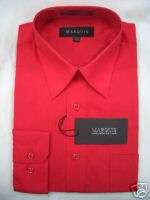MENS RED DRESS SHIRT SIZE 151/2 NEW DRESS SHIRTS  