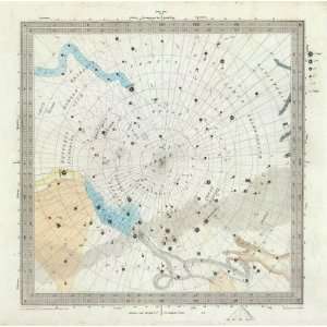 Celestial Anno 1830 No. 6. Circumjacent the South Pole, c.1844 