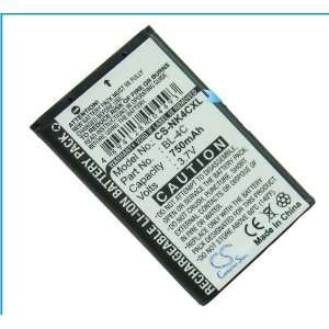  750mAh Battery For Nokia 3108, 7200, 7270, 6126, 6300 