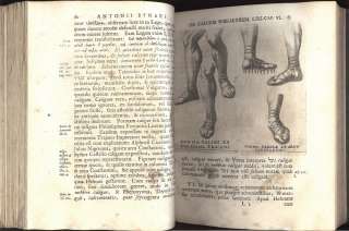1715  DUTCH BOOK ON ANCIENT HEBREW SHOES w/ ENGRAVINGS  