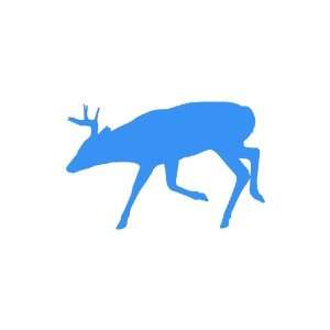  Deer Large 10 Tall LIGHT BLUE vinyl window decal sticker 