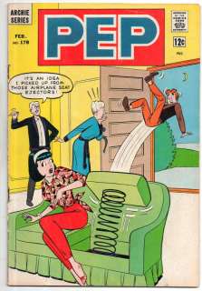PEP COMICS 178 EJECTOR SEAT COUCH  