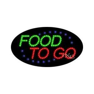 LABYA 24101 Food To Go Animated LED Sign
